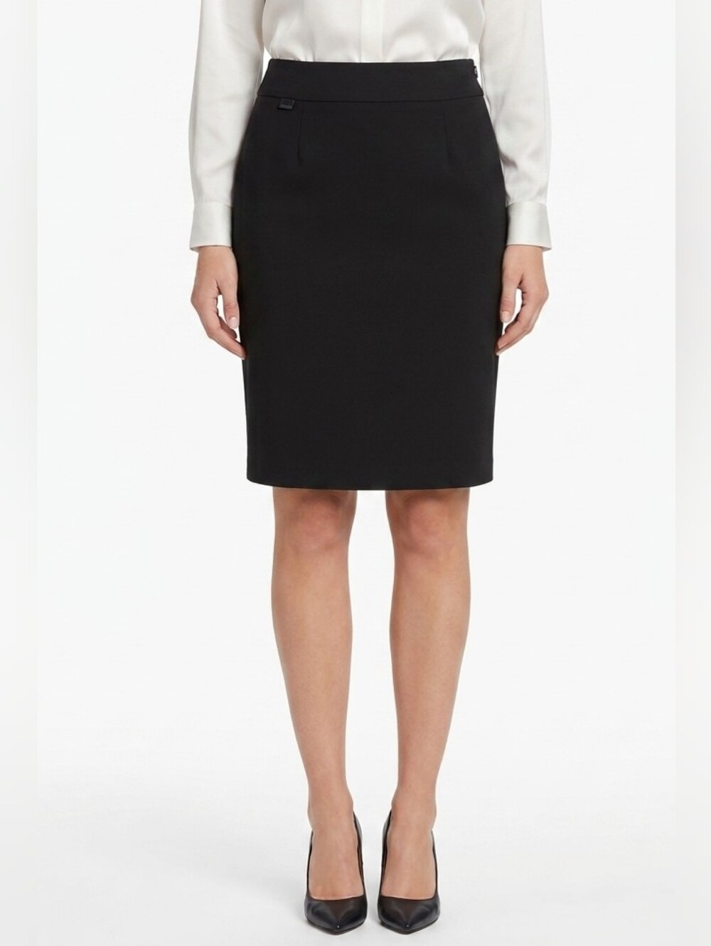 Calvin Klein Black Pencil Skirt